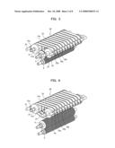 Apparatus for Manufacturing Single Faced Corrugated Pasteboard diagram and image