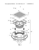 Aesthetic conduit end cap structure having concealed anchor attachments diagram and image