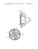 Aesthetic conduit end cap structure having concealed anchor attachments diagram and image