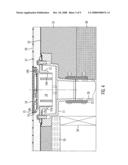 Aesthetic conduit end cap structure having concealed anchor attachments diagram and image