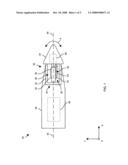 Techniques for articulating a nose member of a guidable projectile diagram and image