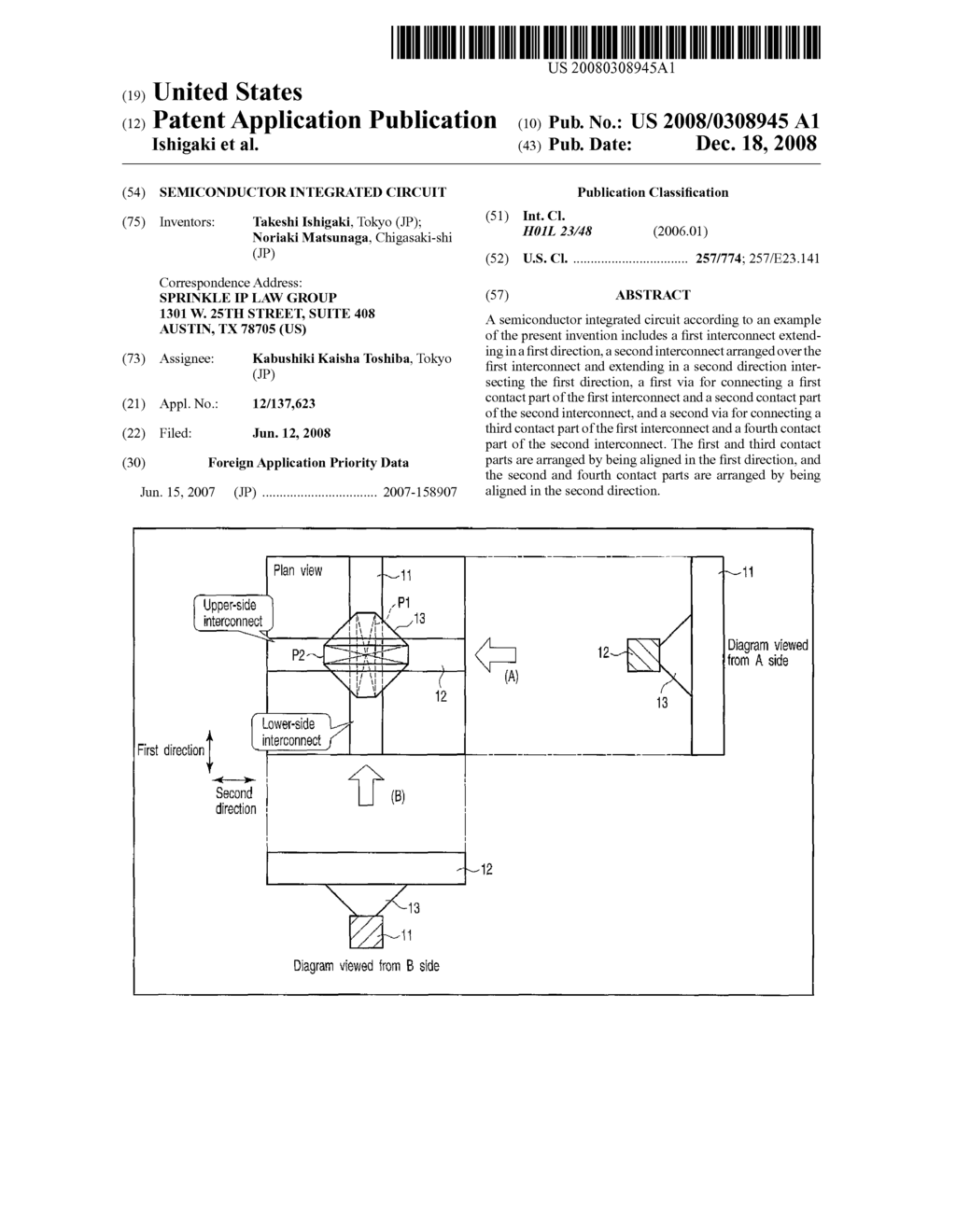 Semiconductor Integrated Circuit - diagram, schematic, and image 01