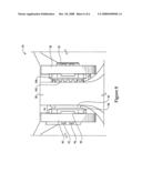 Two-piece expandable thrust washer and machine using same diagram and image