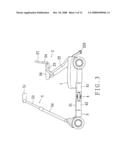 Mechanism for reducing and folding a person carrying vehicle and a method for operating same diagram and image