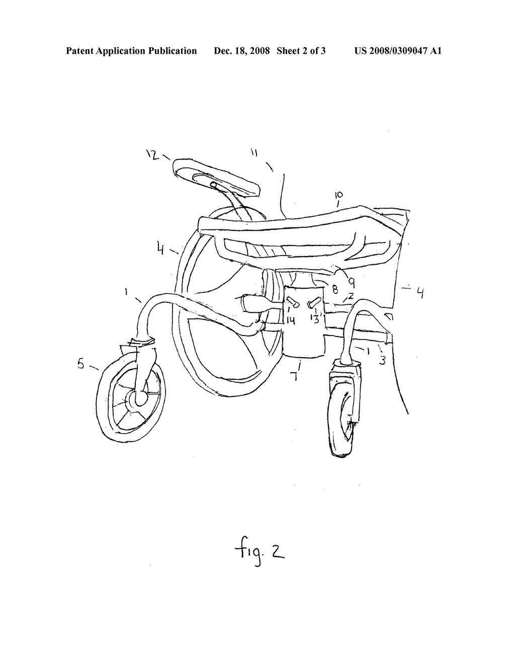 Reversible wheelchair - diagram, schematic, and image 03