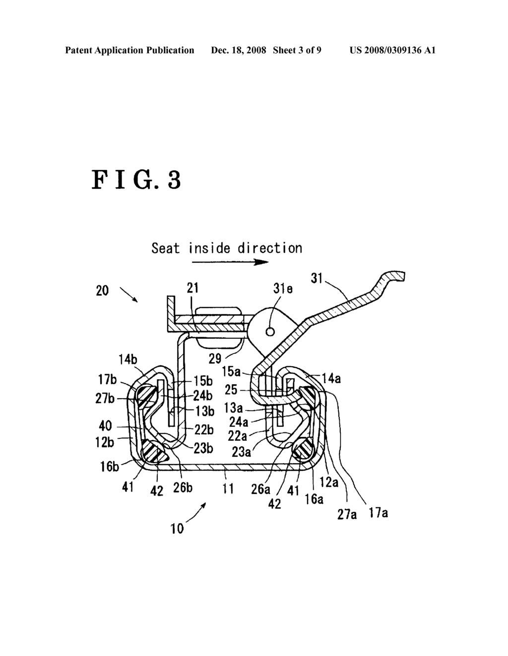 SEAT DEVICE FOR VEHICLE - diagram, schematic, and image 04