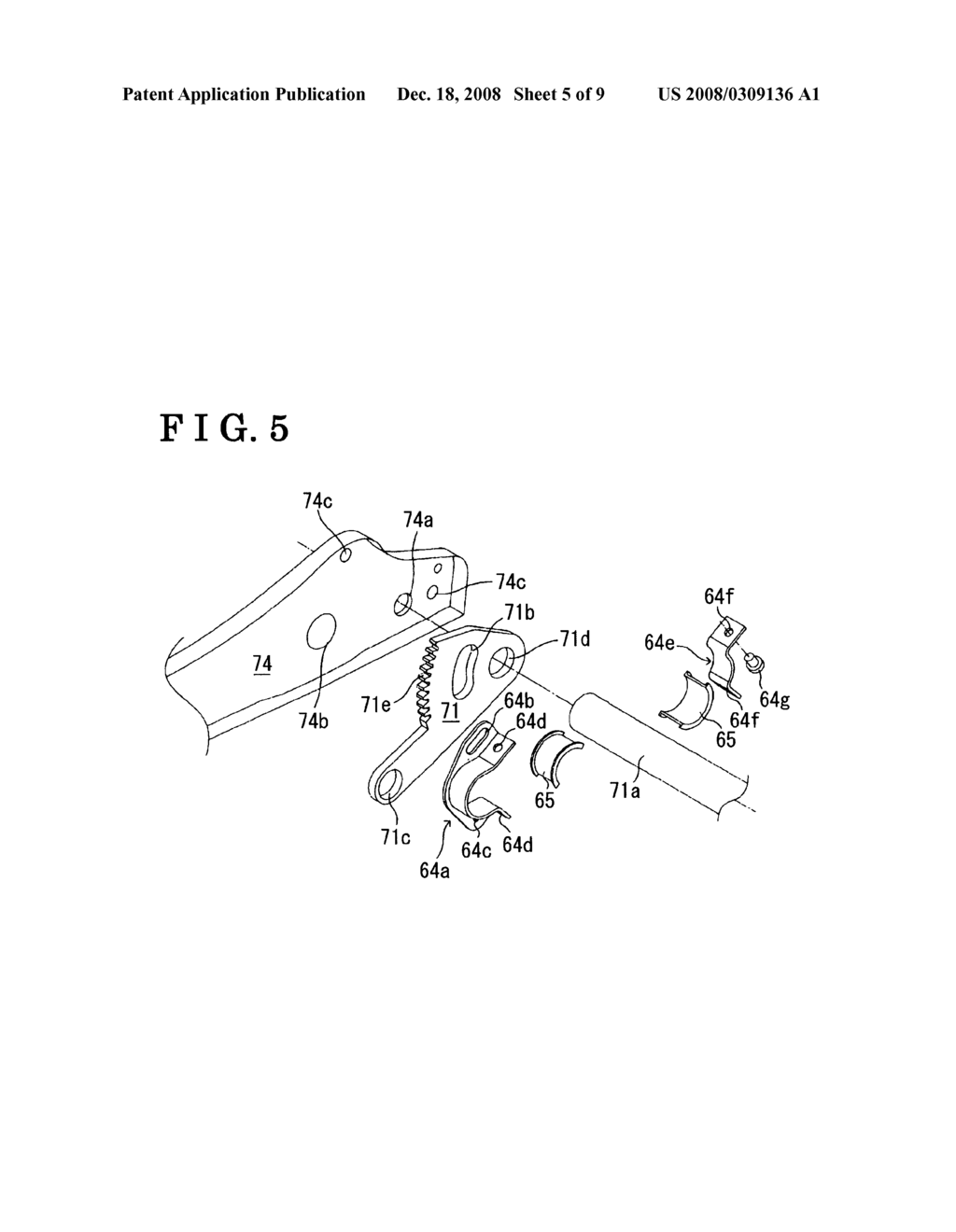 SEAT DEVICE FOR VEHICLE - diagram, schematic, and image 06