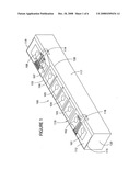 Ceramic monoblock filter with metallization pattern providing increased power load handling diagram and image