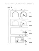 Vehicular meter unit and display device diagram and image