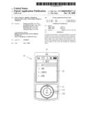 INPUT DEVICE, MOBILE TERMINAL HAVING THE SAME, AND USER INTERFACE THEREOF diagram and image