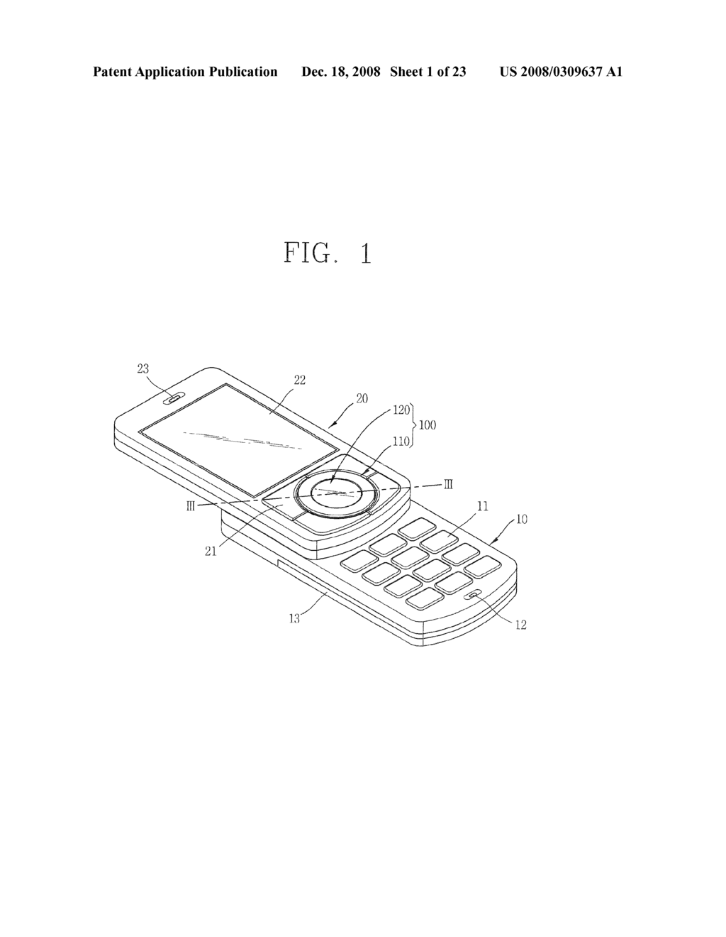 INPUT DEVICE, MOBILE TERMINAL HAVING THE SAME, AND USER INTERFACE THEREOF - diagram, schematic, and image 02