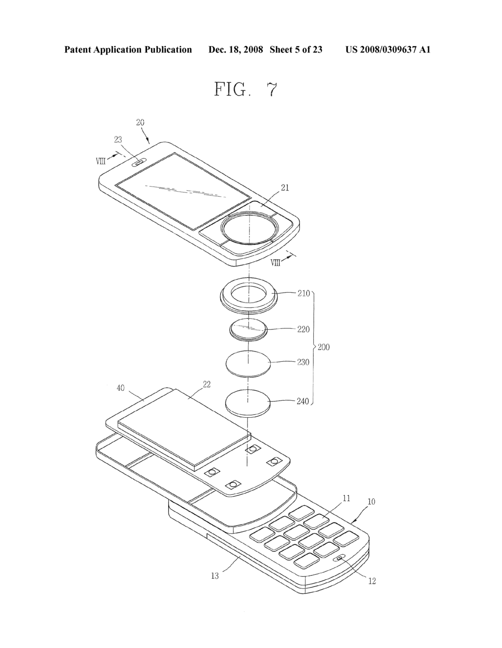 INPUT DEVICE, MOBILE TERMINAL HAVING THE SAME, AND USER INTERFACE THEREOF - diagram, schematic, and image 06