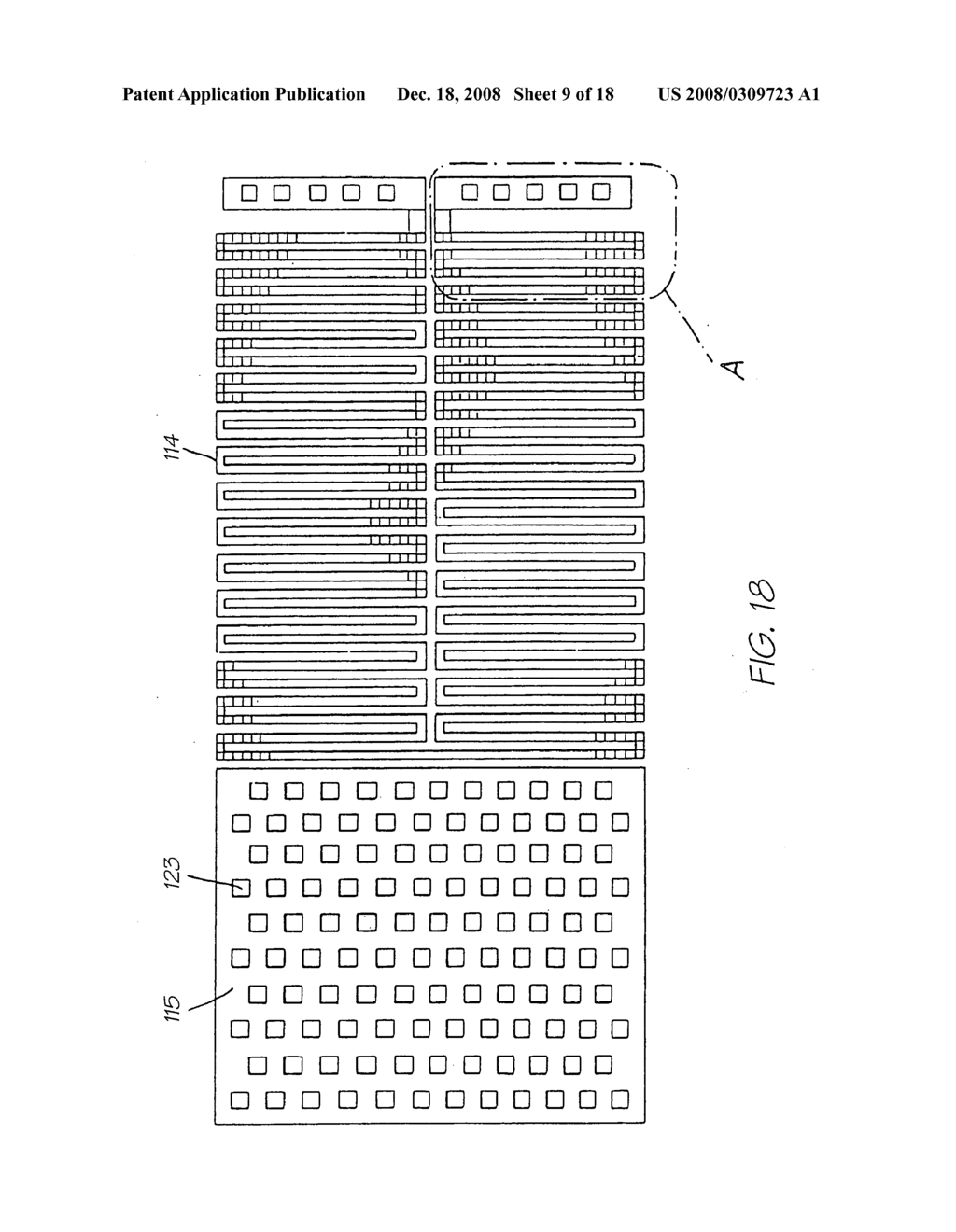 PRINTHEAD INTEGRATED CIRCUIT WITH LARGE ARRAY OF DROPLET EJECTORS - diagram, schematic, and image 10