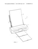 PRINTER WITH PRINTHEAD CARTRIDGE AND PRINTER BODY THAT SIMULTANEOUSLY ENGAGE AN INK CARTRIDGE diagram and image