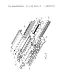 PRINTER WITH PRINTHEAD CARTRIDGE AND PRINTER BODY THAT SIMULTANEOUSLY ENGAGE AN INK CARTRIDGE diagram and image