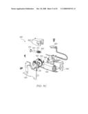 PRINTER WITH PRINTHEAD CARTRIDGE AND PRINTER BODY THAT SIMULTANEOUSLY ENGAGE AN INK CARTRIDGE diagram and image