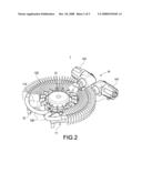 HEAT DISSIPATING APPARATUS AND WATER COOLING SYSTEM HAVING THE SAME diagram and image