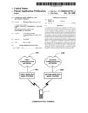 Communication terminal and recording medium diagram and image