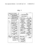 Communication terminal and recording medium diagram and image