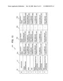 Communication terminal and recording medium diagram and image