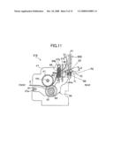 FIXING DEVICE FOR IMAGE FORMING DEVICE, CAPABLE OF ADJUSTING NIP FORCE BETWEEN HEATING ROLLER AND PRESSURE ROLLER diagram and image