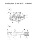 Method, Anchor and Drill for Anchoring the Anchor in an Anchoring Substrate diagram and image