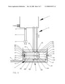 Water pumping device by using pressure differential diagram and image