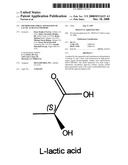 METHOD FOR CHIRAL SEPARATION OF LACTIC ACID ENANTIOMERS diagram and image