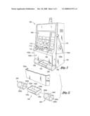 Cushioned gaming device diagram and image