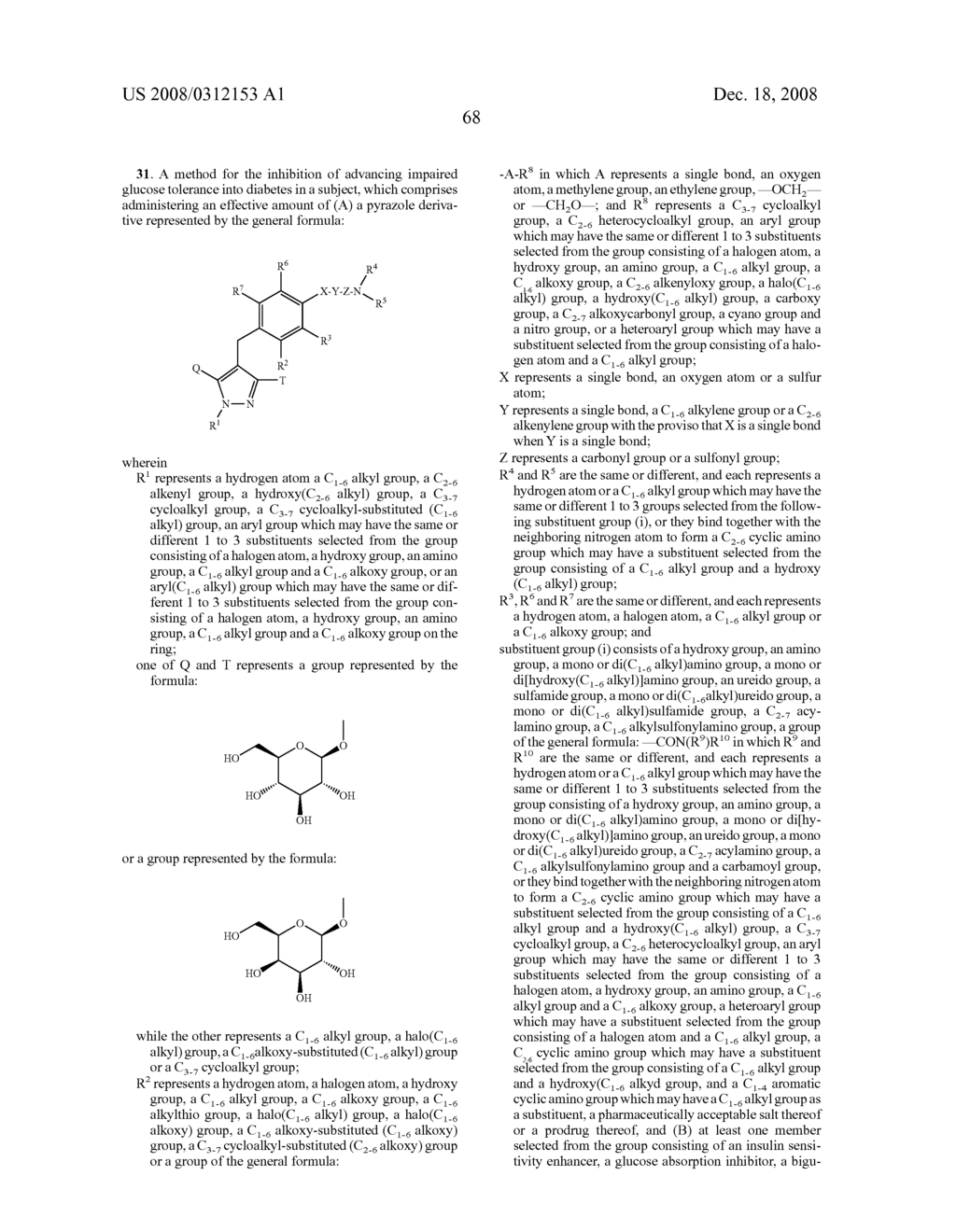 PYRAZOLE DERIVATIVE, MEDICINAL COMPOSITION CONTAINING THE SAME, MEDICINAL USE THEREOF, AND INTERMEDIATE FOR PRODUCTION THEREOF - diagram, schematic, and image 69