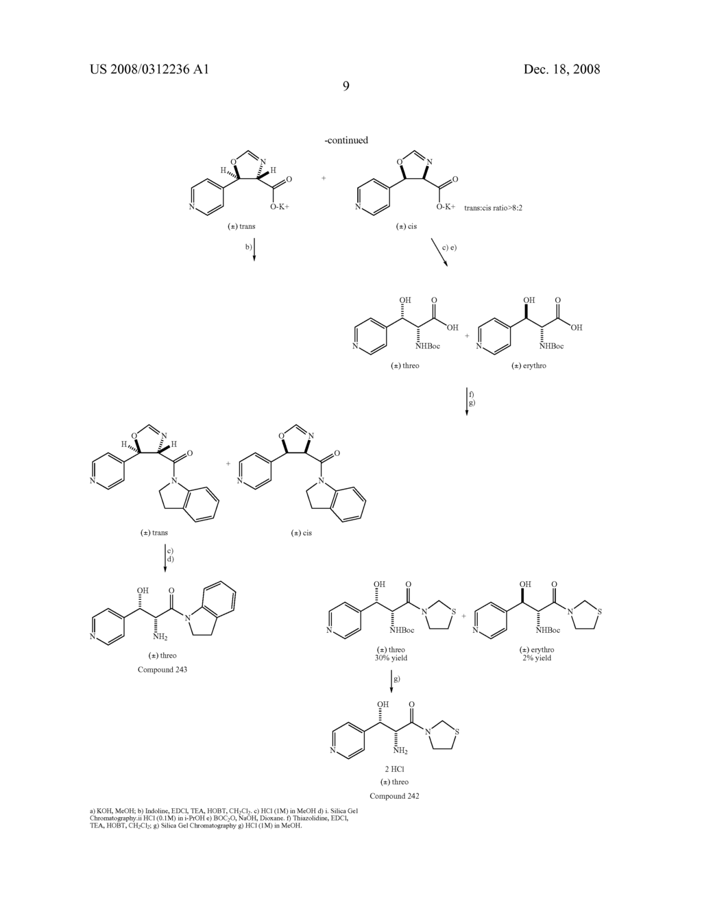 3-Heteroaryl-3-Hydroxy-2-Amino-Propyl Amines And Related Compounds Having Analgesic And/Or Immuno Stimlant Activity - diagram, schematic, and image 10