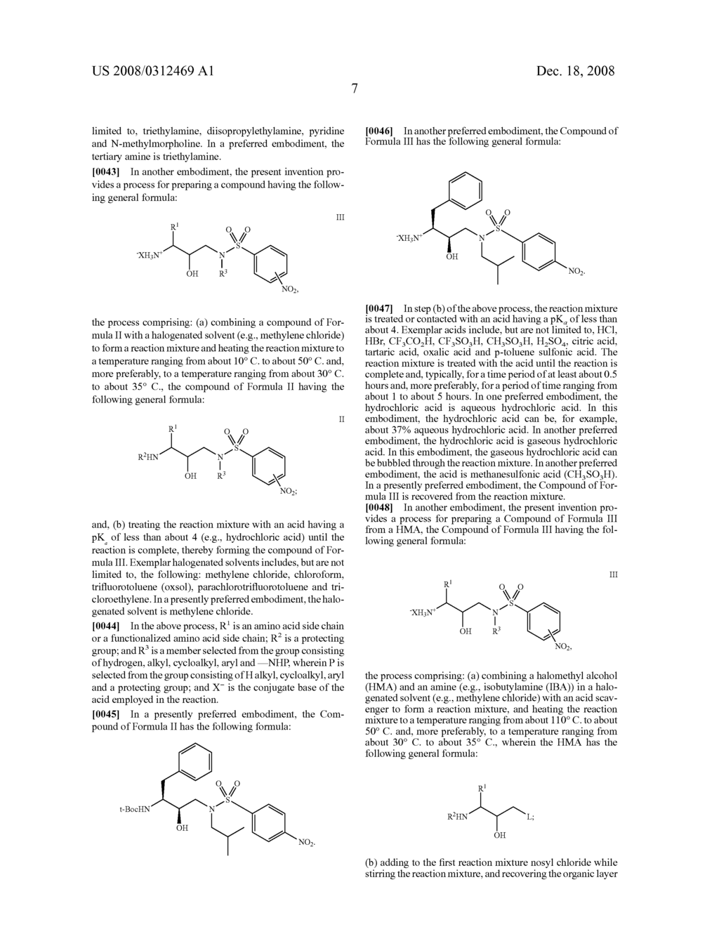 PREPARATION OF 2S,3S-N-ISOBUTYL-N-(2-HYDROXY-3-AMINO-4-PHENYLBUTYL)-P-NITROBENZENESULFONYLAMIDE HYDROCHLORIDE AND OTHER DERIVATIVES OF 2-HYDROXY-1,3-DIAMINES - diagram, schematic, and image 09