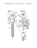 POLYAXIAL SCREW SYSTEM AND METHOD HAVING A HINGED RECEIVER diagram and image