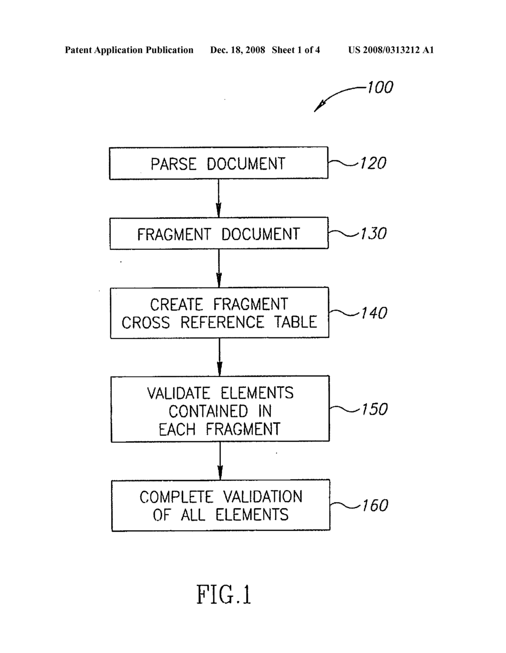 METHOD AND APPARATUS FOR PARALLEL VALIDATION OF DOCUMENTS - diagram, schematic, and image 02