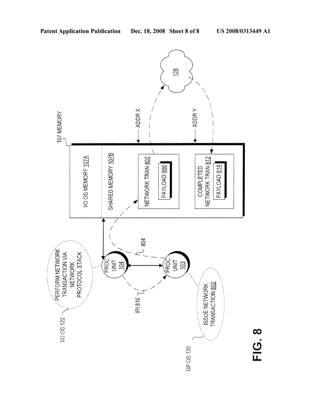 Offloading the processing of a network protocol stack - diagram, schematic, and image 09