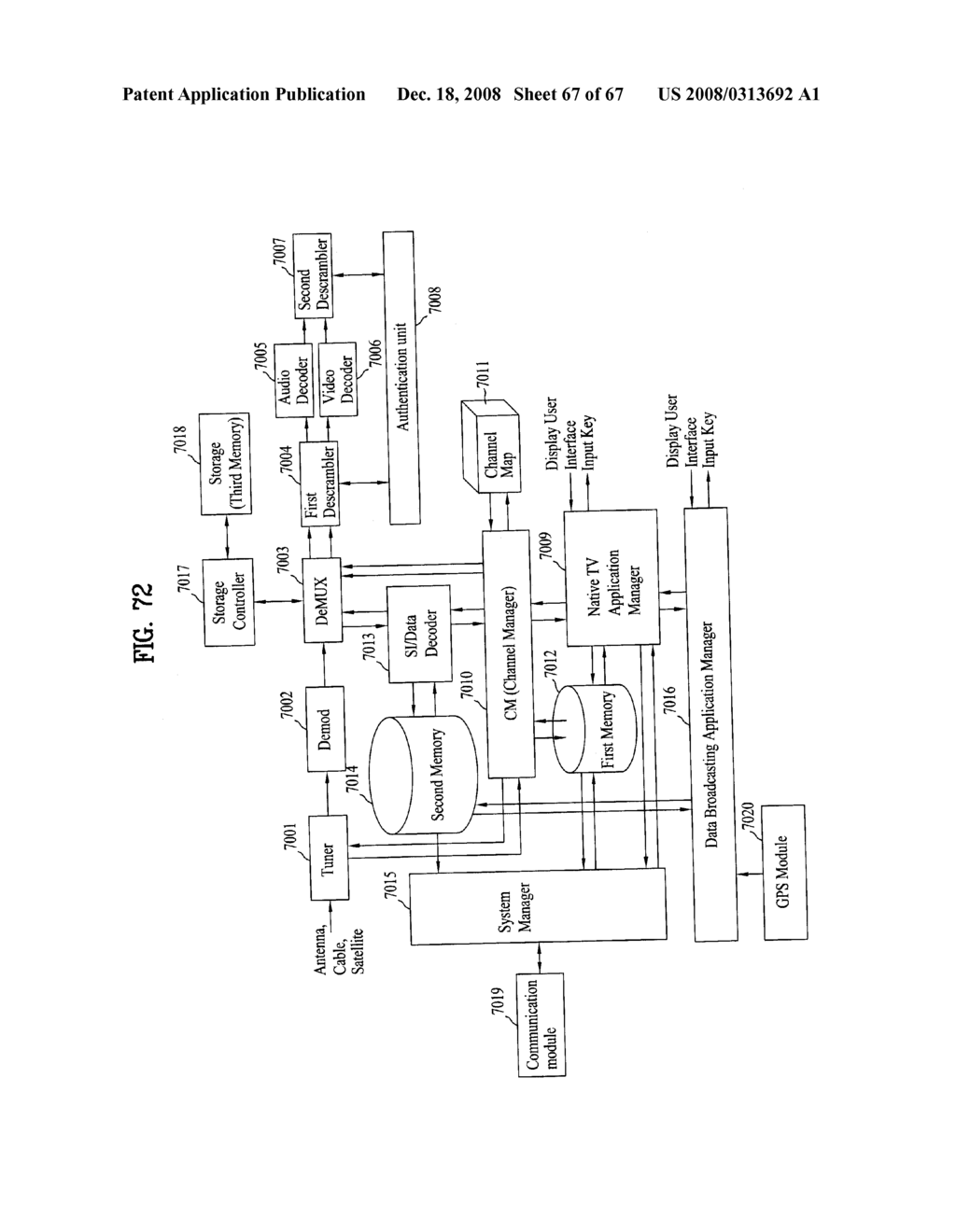 BROADCASTING SIGNAL RECEIVER AND METHOD FOR TRANSMITTING/RECEIVING BROADCASTING SIGNAL - diagram, schematic, and image 68