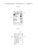 MOBILE TERMINAL FOR SETTING BOOKMARKING AREA AND CONTROL METHOD THEREOF diagram and image