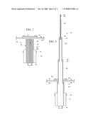 TELESCOPING SHOWER FOR A BOAT diagram and image