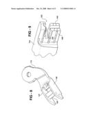 WIPER ARM ASSEMBLY HAVING A LOCKING TAB AND MEHTOD OF CONSTRUCTION diagram and image