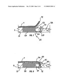 Carpet edge securing strips diagram and image