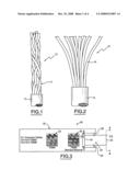 METHOD FOR PRE-FORMING A TWISTED-PAIR ELECTRICAL CABLE diagram and image