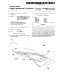 Arch support with a patterned surface diagram and image