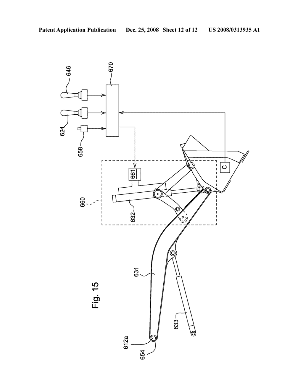 Electronic Parallel Lift And Return To Carry On A Backhoe Loader - diagram, schematic, and image 13