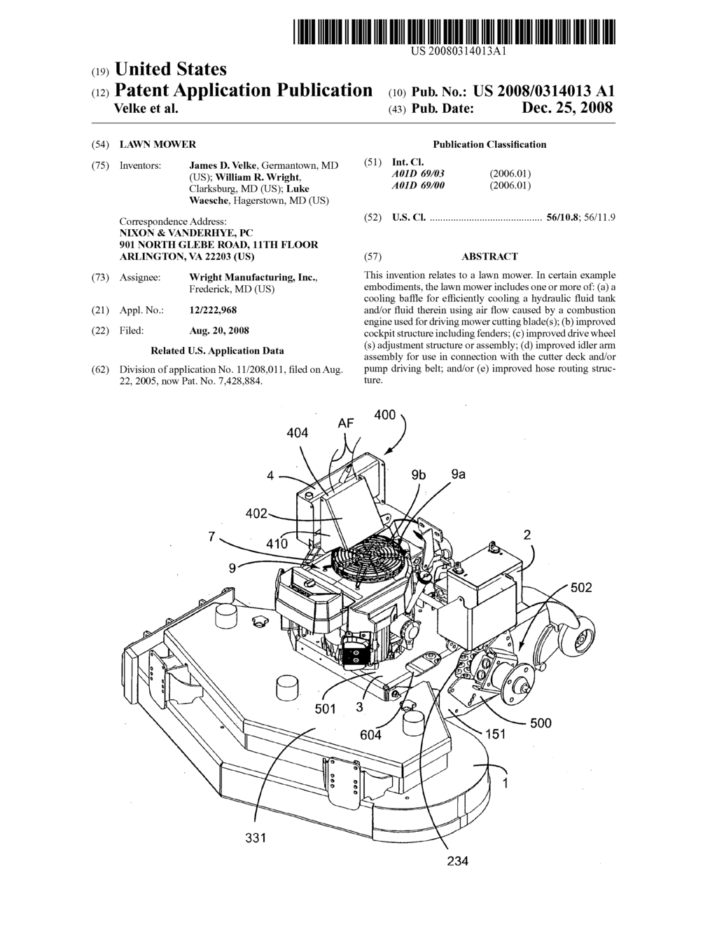 Lawn mower - diagram, schematic, and image 01