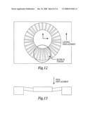 Micromachined electrothermal rotary actuator diagram and image