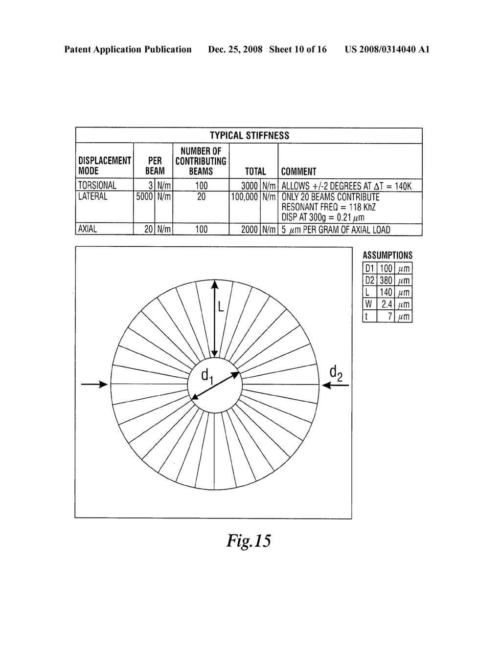 Micromachined electrothermal rotary actuator - diagram, schematic, and image 11