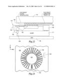 Micromachined electrothermal rotary actuator diagram and image