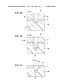 PRESSING METHOD, METHOD OF MANUFACTURING PUNCHING PLATE, PUNCHING PLATE, AND LIQUID EJECTING HEAD diagram and image