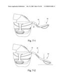 Flexible forehead support diagram and image