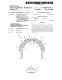 Forehead support for a facial mask diagram and image